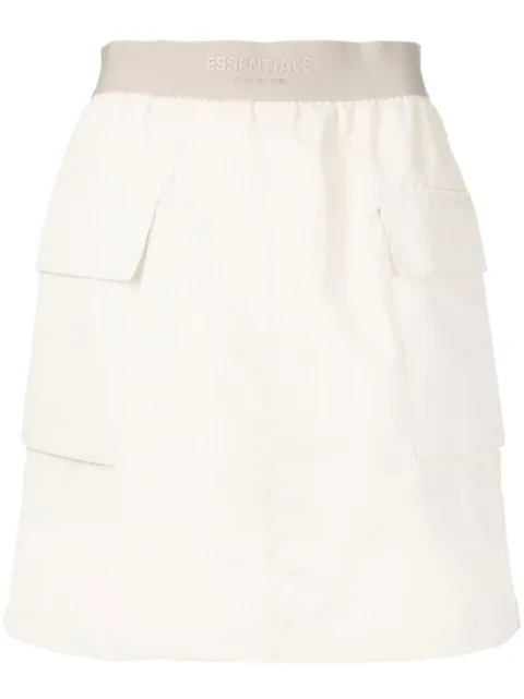 FEAR OF GOD ESSENTIALS A-line cargo mini skirt Brown 160BT213055FW