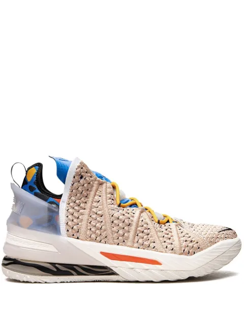 Nike LeBron 18 "Multi Animal Print" sneakers Neutrals CW3156