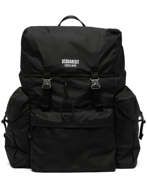 DSQUARED2 Big logo-print backpack Black BPM007716805374