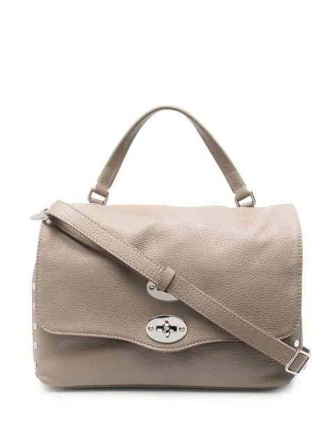 Zanellato small Postina® stud-embellished tote bag Neutrals 0680100040000S