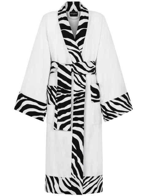 Dolce & Gabbana cotton terry bath robe White TCF010TCAGO