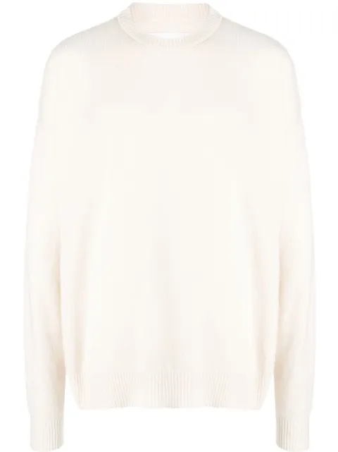 Jil Sander crew-neck cashmere jumper Neutrals J21GP0028J13208