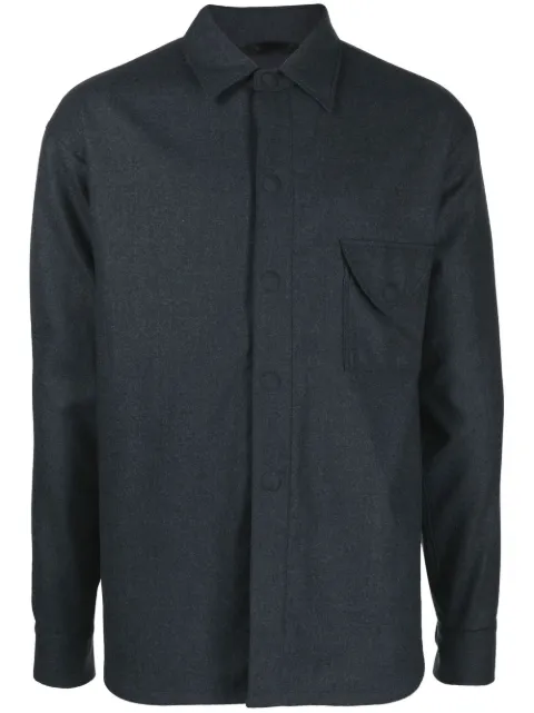 Giorgio Armani wool shirt jacket Blue 2WGGG0VTT03KD