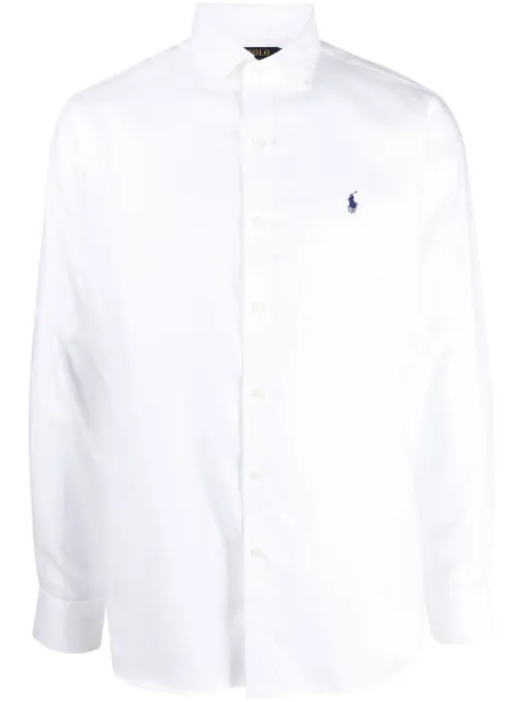 Polo Ralph Lauren logo-embroidered shirt White 712886746003