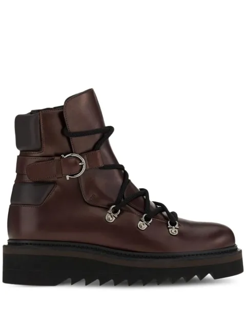 Ferragamo Elimo lace-up boots Brown 756774
