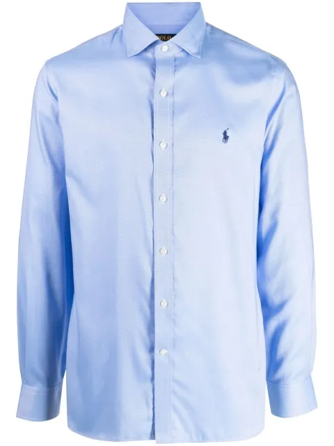 Polo Ralph Lauren logo-embroidered shirt Blue 712886746001