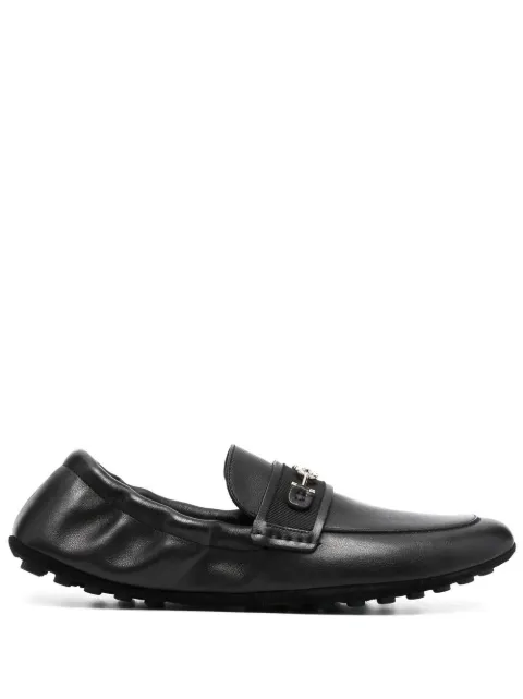 Ferragamo Nomadic Stories leather loafers Black 756913