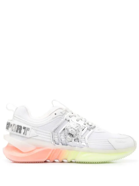 Plein Sport Runner Tiger plaque sneakers White AABSUSC0352STE003N