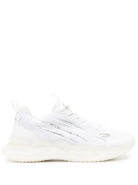 Plein Sport Runner panelled lace-up sneakers White FABSUSC0338STE003N