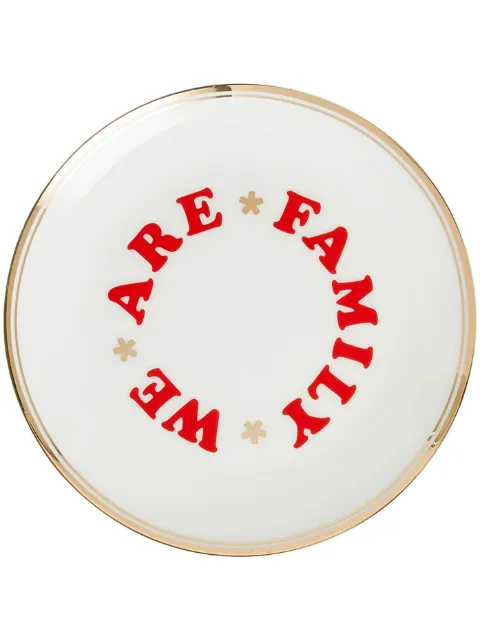 Bitossi Home We Are Family plates (set of six) White FTB50266