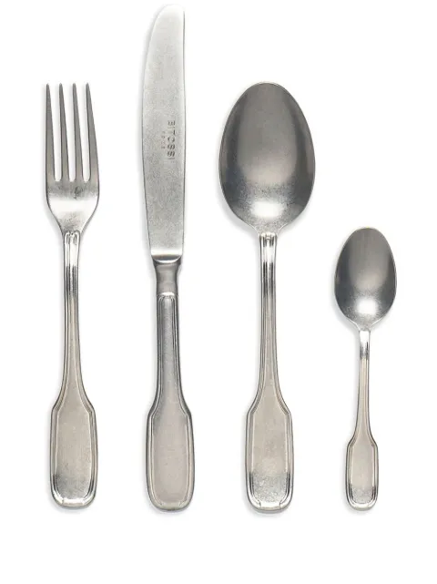 Bitossi Home 24 piece sterling silver cutlery set Silver LTS1001
