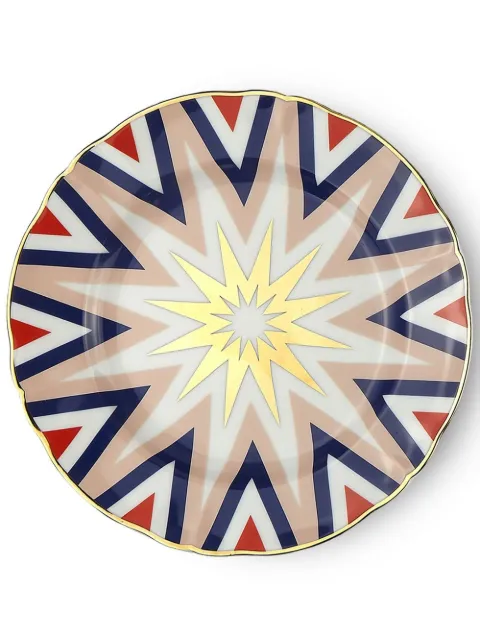 Bitossi Home Folgore four-set dessert plates White ABR50023