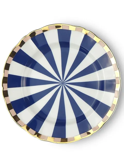 Bitossi Home 4 piece Fortuna dessert plate set White ABR50024