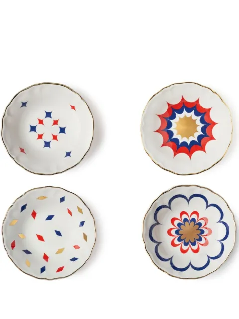 Bitossi Home 4 piece assorted bowl set White ABR51099