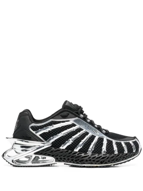 Plein Sport Thunderstorm panelled sneakers Black FABSUSC0337PTE003N