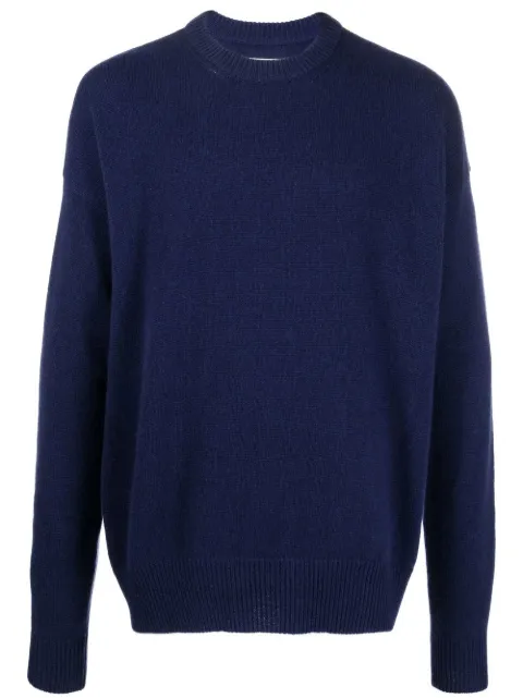 Jil Sander crew neck cashmere jumper Blue J21GP0028J13208