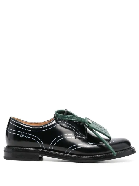 Off-White x Church's Shannon Derby shoes Black OWIF011T22LEA0011001
