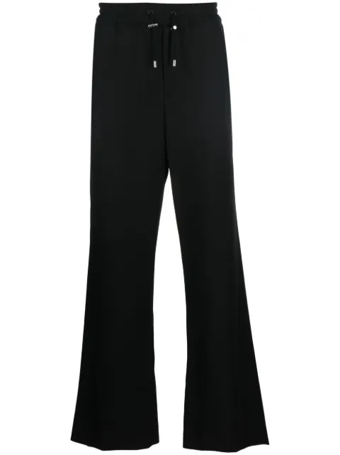 Balmain wide-leg virgin-wool trousers Black YH1PQ031WB02
