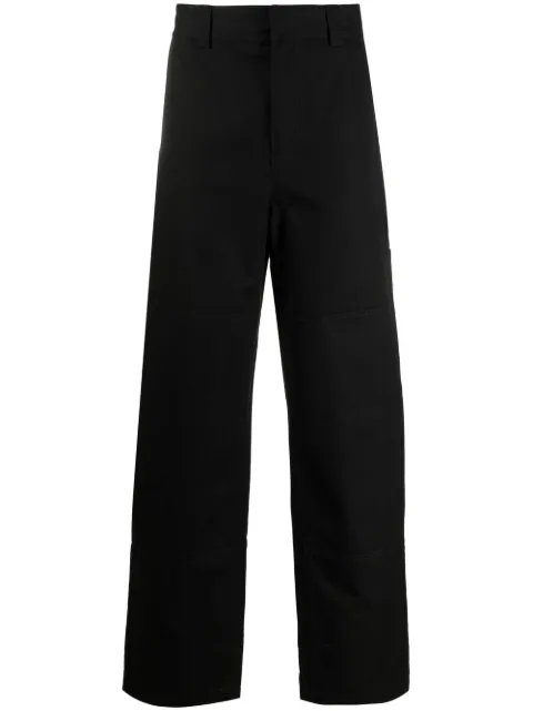 Off-White Diag Stripe straight-leg trousers Black OMCA207C99FAB0011001