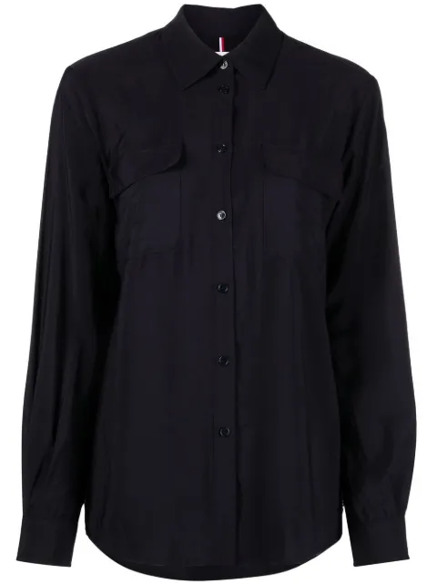 Tommy Hilfiger long-sleeved buttoned-up shirt Blue WW0WW30275
