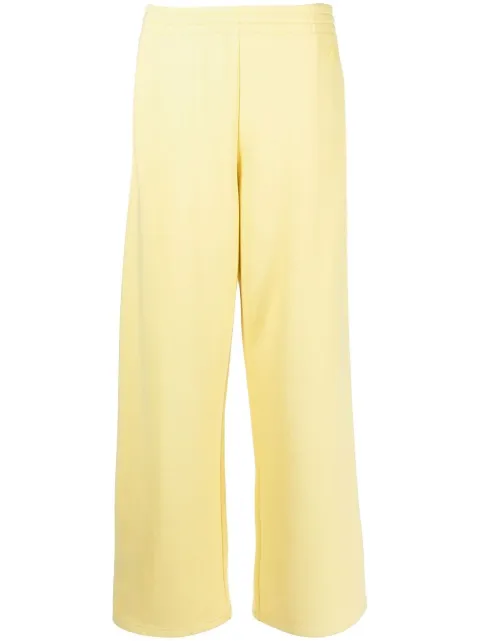 Moncler wide-leg track pants Yellow H20938H00010809LC