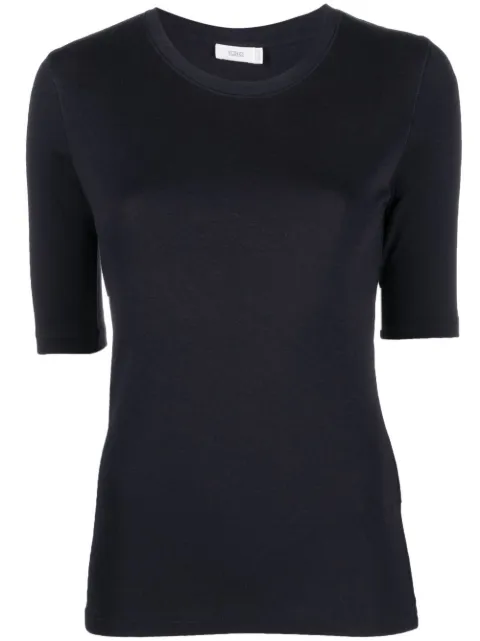 Closed crew-neck T-shirt Blue C9502542022