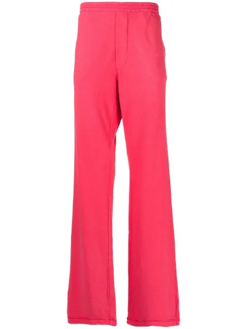 DSQUARED2 straight-leg logo trousers Pink S74KB0688S25554