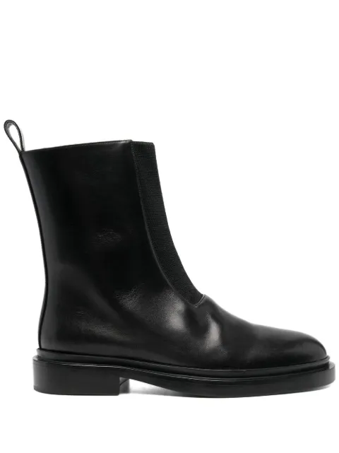 Jil Sander chunky leather boots Black J15WU0020PS361