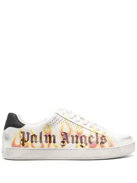 Palm Angels Spray Paint low-top sneakers White PMIA056F22LEA0030118