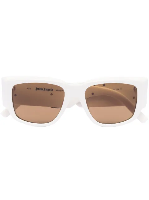 Palm Angels Eyewear Laguna cat-eye frame sunglasses White PERI015F22PLA0010160