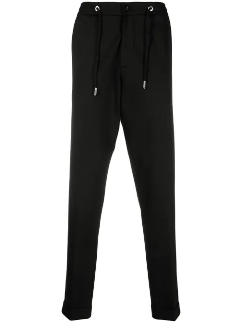 Billionaire slim-cut track pants Black WABCMRT1132PTE003N