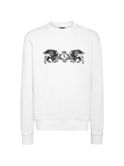 Billionaire graphic-print sweatshirt White WABCMJO0871PJY002N