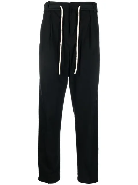 Palm Angels side-stripe track pants Black PMCA112F22FAB0011010