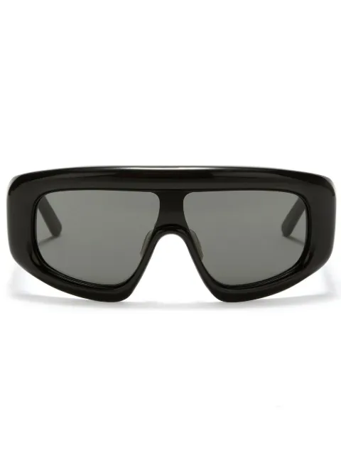 Palm Angels Eyewear Carmel oversize-frame sunglasses Black PERI016F22PLA0011007