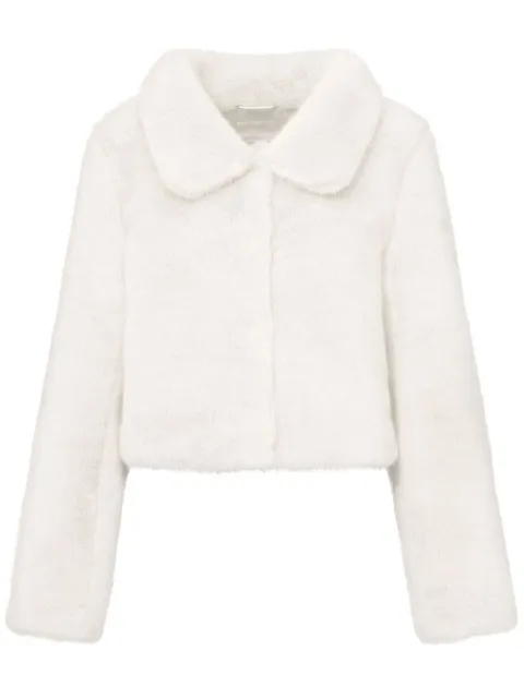 Unreal Fur Tirage Cropped Jacket White URF6000145BLN