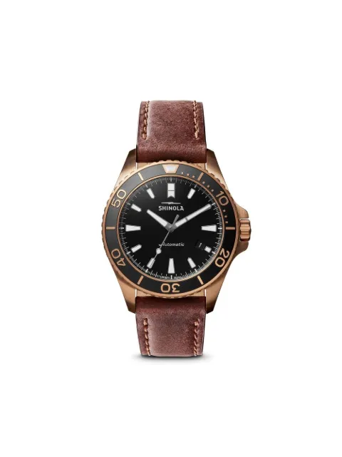 Shinola The Bronze Monster 43mm Black S0120161956