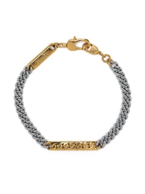 Capsule Eleven two-tone curb-chain bracelet Gold TTSGPTBW
