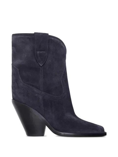 ISABEL MARANT Leyane high-heeled cowboy boots Black BO0004FAA1A07S