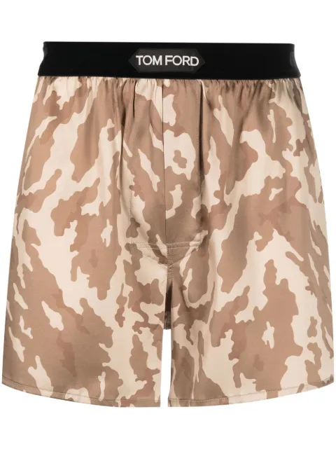 TOM FORD camouflage boxer briefs Brown T4LE4160