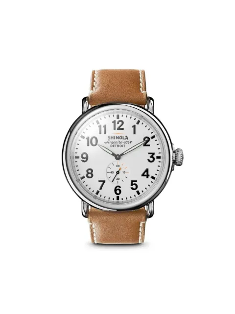 Shinola Runwell Sub Second 47mm watch White S0110000010