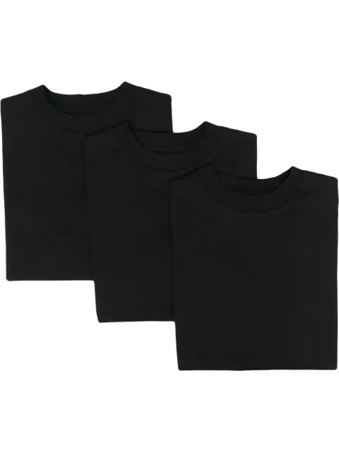 Jil Sander logo-patch T-shirt (pack of 3) Black J40GC0001J45048