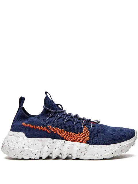Nike Space Hippie 01 "Obsidian/Orange" sneakers Blue DN0010