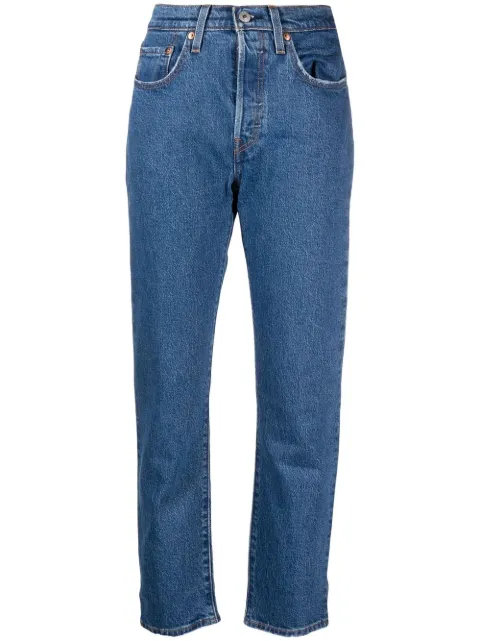 Levi's 501 cropped straight-leg jeans Blue 362000225
