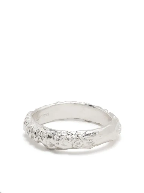 Alighieri Tempo engraved sterling-silver ring Silver FJ4492B