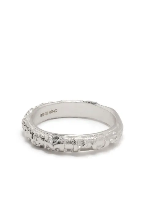 Alighieri Amore embossed sterling-silver ring Silver FJ4493B