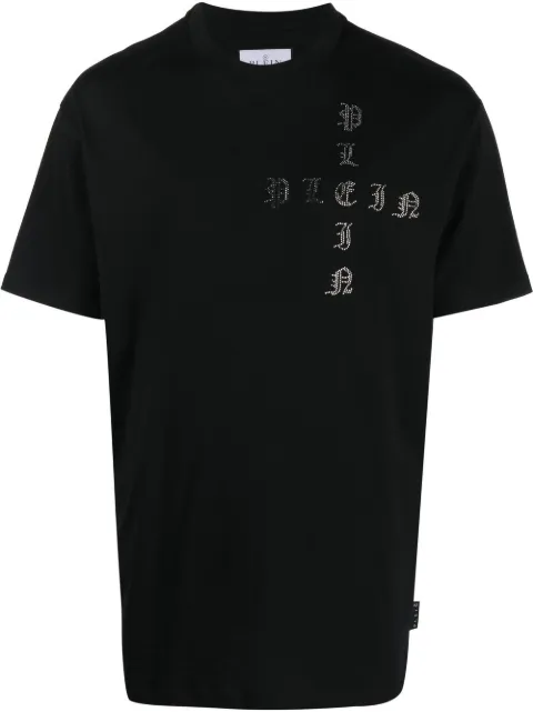 Philipp Plein Gothic Plein short-sleeve T-shirtrr Black AABCMTK5901PJY002N