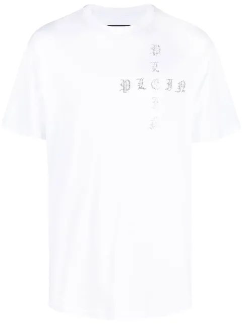 Philipp Plein Gothic Plein short-sleeve T-shirt White AABCMTK5901PJY002N