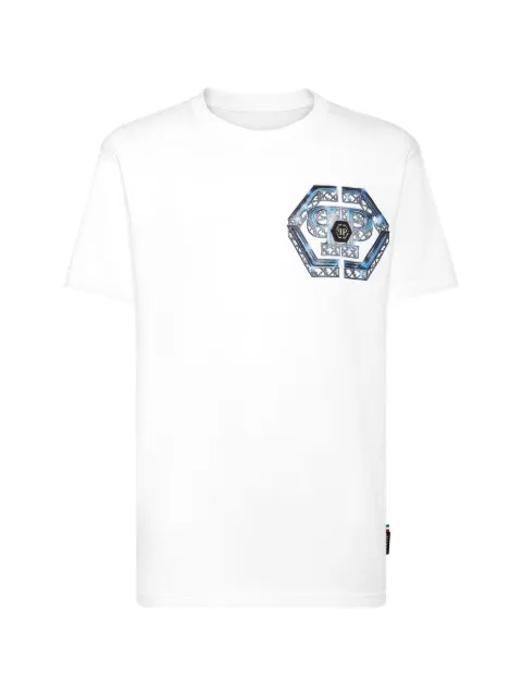 Philipp Plein graphic-print T-shirt White AABCMTK5960PJY002N