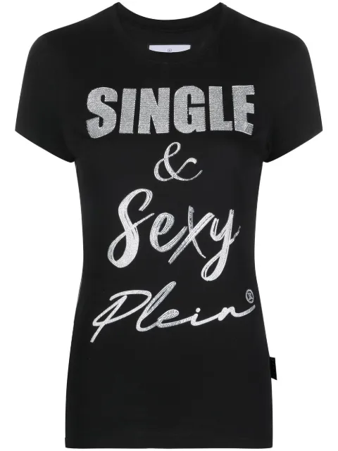 Philipp Plein graphic-print cotton T-shirt Black AABCWTK2647PJY002N
