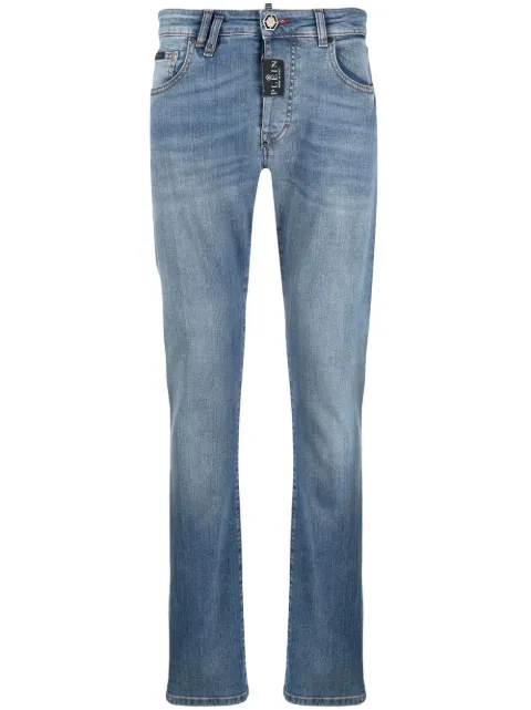 Philipp Plein Premium-Hexagon straight-fit jeans Blue AABCMDT3114PDE004N